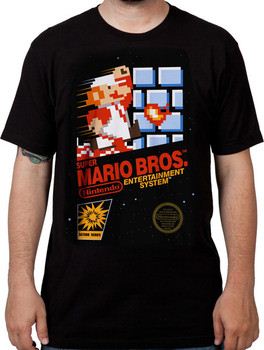 Cartridge Art Super Mario Brothers T-Shirt