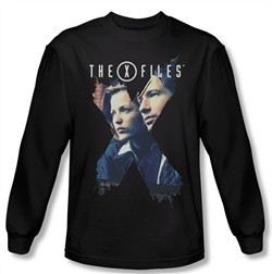 X-Files Shirt X Agents Long Sleeve Black Tee T-Shirt
