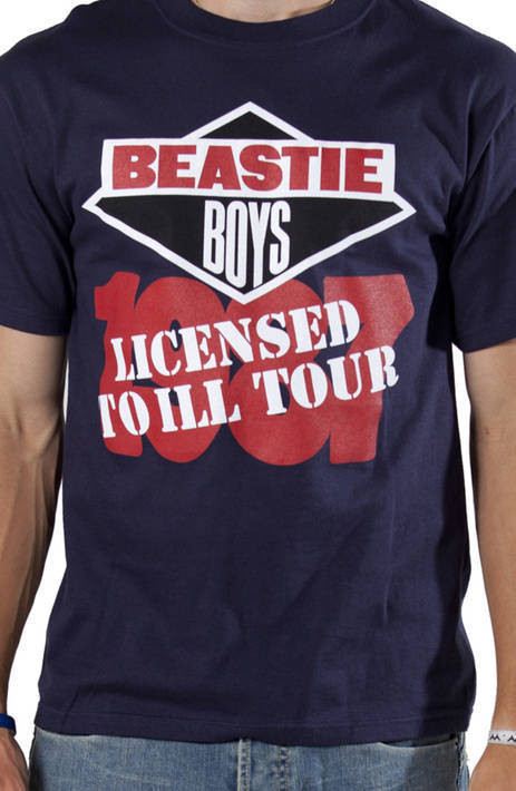 87 Licensed To Ill Tour Beastie Boys T-Shirt