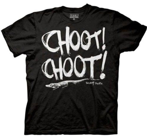 Swamp People Choot Choot! Black Adult T-shirt