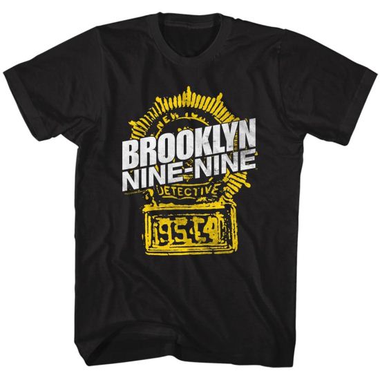 Brooklyn Nine-Nine Shirt Badge Black T-Shirt