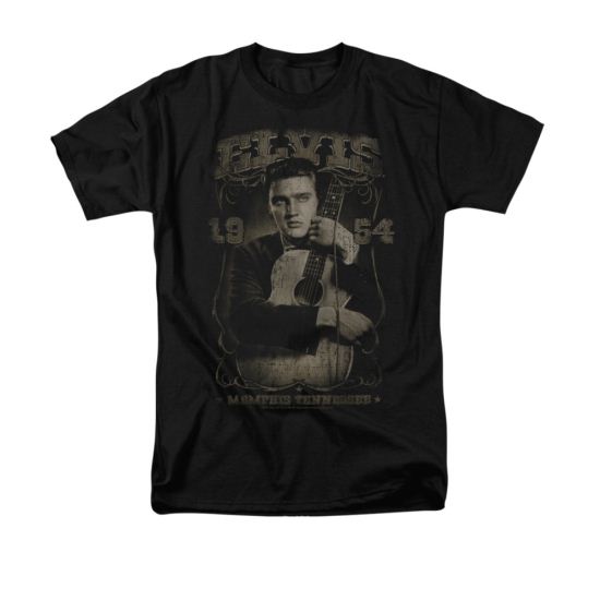 Elvis Presley Shirt 1954 distressed Black T-Shirt