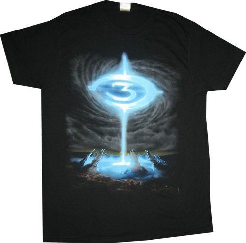 Halo 3 Particle Fountain T-shirt Black