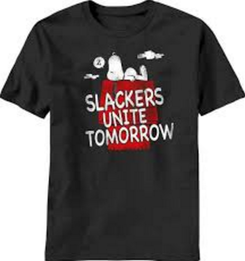 Peanuts Snoopy Slackers Unite Tomorrow T-Shirt