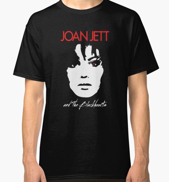 Joan Jett Classic T-Shirt by downtowncountry T-Shirt