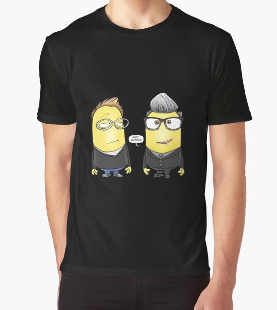 Simon Minion and Minion Kermode Graphic T-Shirt by timtoons T-Shirt