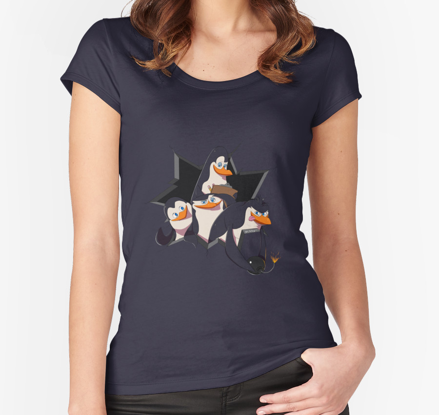 TPoM -TV vers. Women's Fitted Scoop T-Shirt by WillyThePenguin T-Shirt