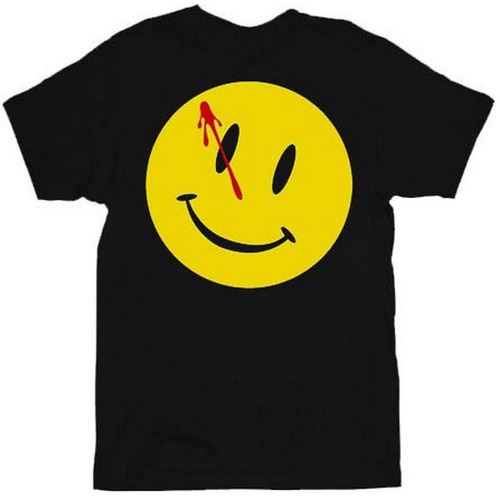 Watchmen Bloody Smiley Face T-shirt Tee