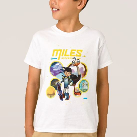 Miles Superstellar & MERC Robotic Sidekick T-Shirt