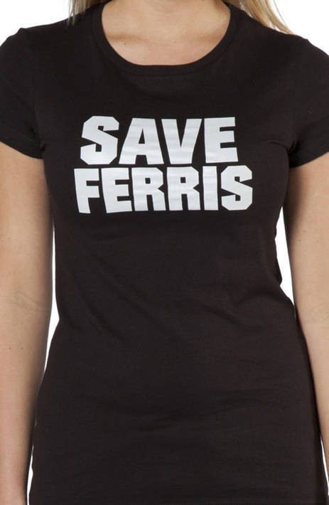Ferris Buellers Day Off Save Ferris Womans Shirt