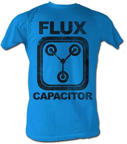 Back to the Future Flux Capacitor Neon T-shirt