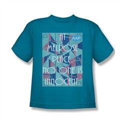Melrose Place Shirt Kids Innocent Turquoise T-Shirt