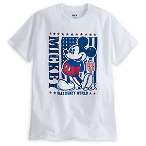 Mickey Mouse Americana Tee for Adults - Walt Disney World