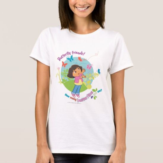Dora The Explorer | Butterfly Friends T-Shirt