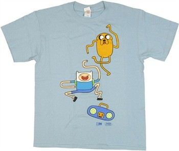 Adventure Time with Finn and Jake Dance Party T-Shirt