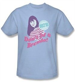 Beverly Hills 90210 Kids T-shirt Don?t Be A Brenda Youth Blue Shirt