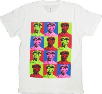 Sanford and Son Fred Squares White T-shirt