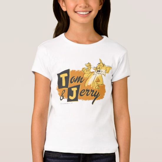Tom and Jerry Mouse In Paw Logo T-Shirt
