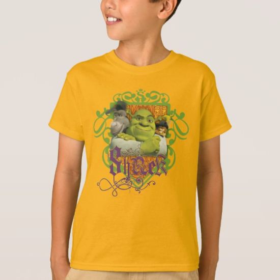 Shrek Group Crest T-Shirt