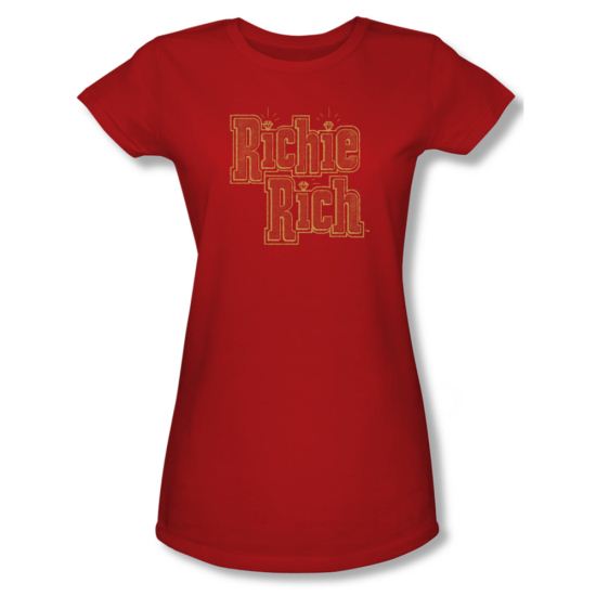 Richie Rich Shirt Juniors Name Red T-Shirt