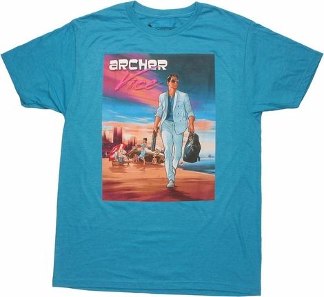 Archer Vice Poster T Shirt Sheer