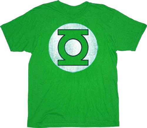 Orange Symbol Adult Ringer T Shirt S Green Lantern
