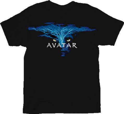 The Avatar Jake Tree Logo Glow Adult Black T-shirt