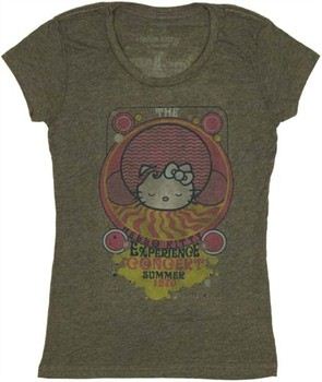The Hello Kitty Experience Summer 1970 Concert Tour Baby Doll Tee by MIGHTY FINE