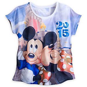 Minnie Mouse and Friends Sublimated Art Tee for Women - Disneyland 2015