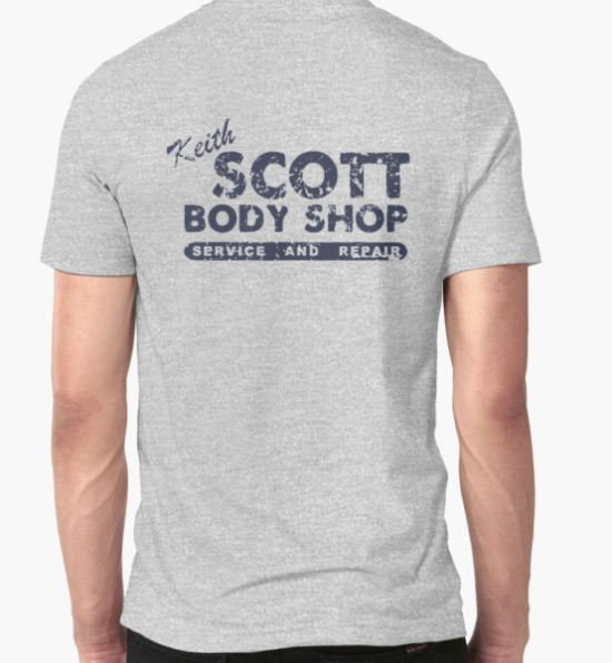 Keith Scott body shop service and repair T-Shirt by pixelsgeek T-Shirt