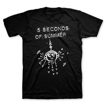 5 Seconds of Summer: Ashton's Headphones Doodle T-Shirt
