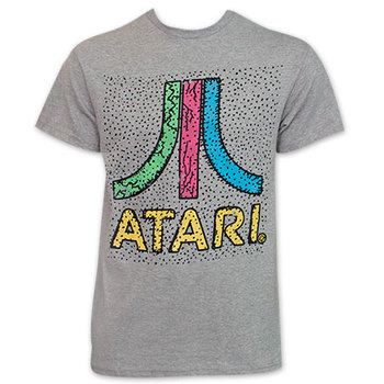Atari Colorful Logo Tee Shirt by FREEZE - Gray
