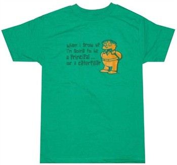 Simpsons When I Grow Up I'm Going to Be a Principal T-Shirt