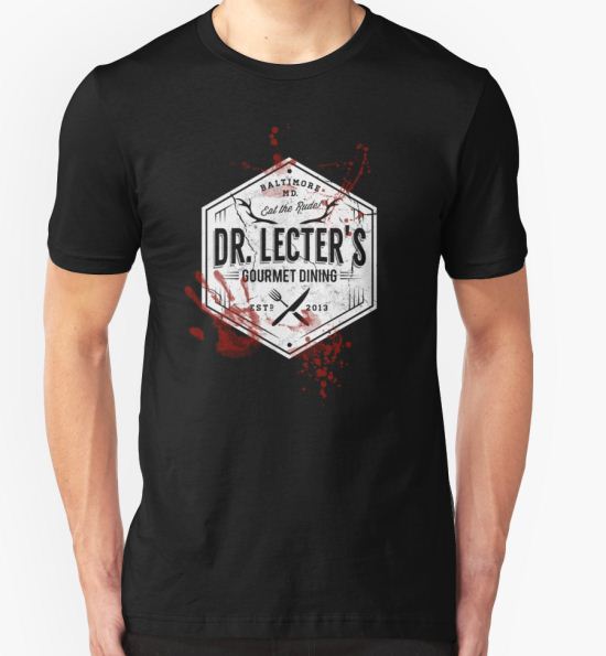 Dr Lecter's Gourmet Dining - White Version T-Shirt by Nemons T-Shirt