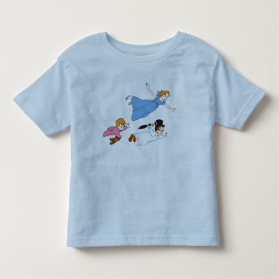 Peter Pan's Wendy, John and Michael Darling Flying Toddler T-shirt