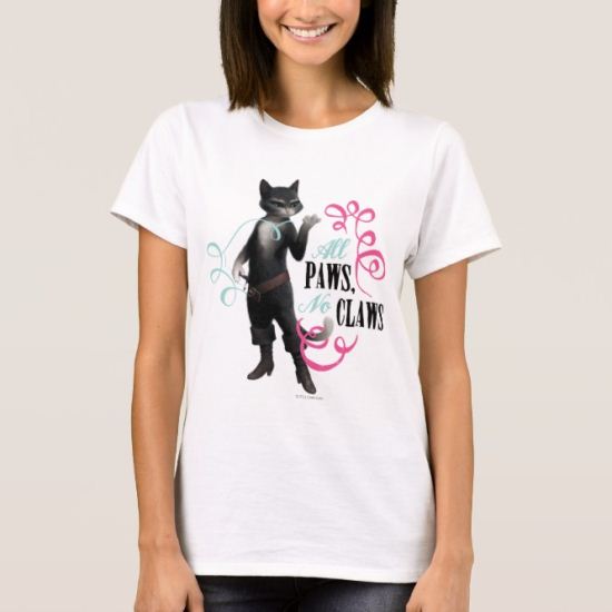 All Paws No Claws (color) T-Shirt