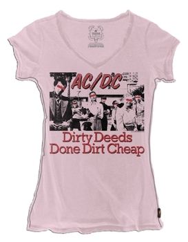AC/DC Dirty Deeds Women's V Neck T-Shirt