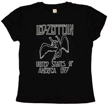 Led Zeppelin United States of America 1977 Baby Tee