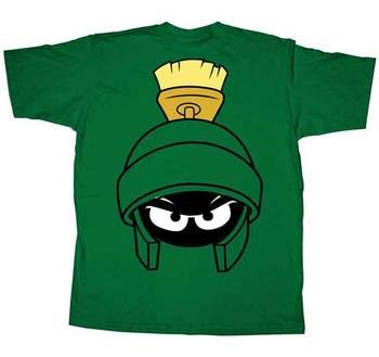 Marvin the Martian Looney Tunes Face T-Shirt