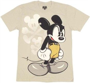 Disney Mickey Mouse Mad Pose T-Shirt Sheer