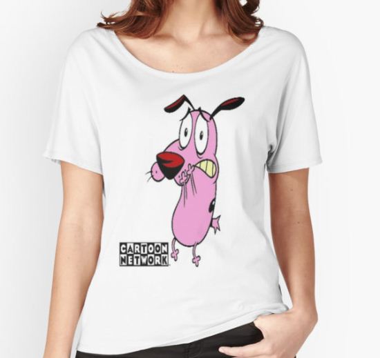 Courage The Cowardly Dog Women's Relaxed Fit T-Shirt by failey T-Shirt