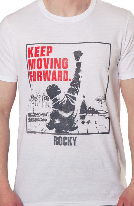 Keep Moving Forward Rocky Balboa T-Shirt