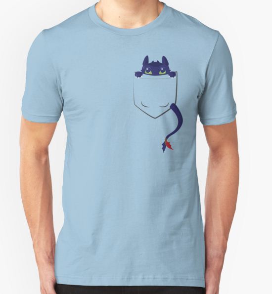 Mini Toothless T-Shirt by azzasg T-Shirt