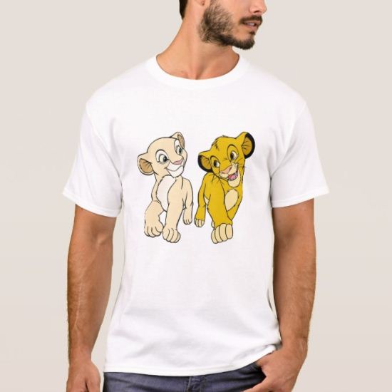 Lion King's Simba & Nala smiling Disney T-Shirt