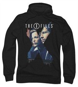 X-Files Hoodie Sweatshirt X Agents Black Adult Hoody Sweat Shirt
