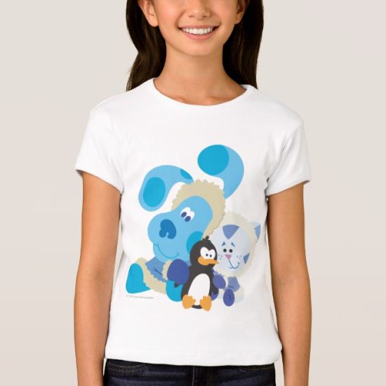 Blue's Clue - Blue, Periwinkle, and Penguin T-Shirt