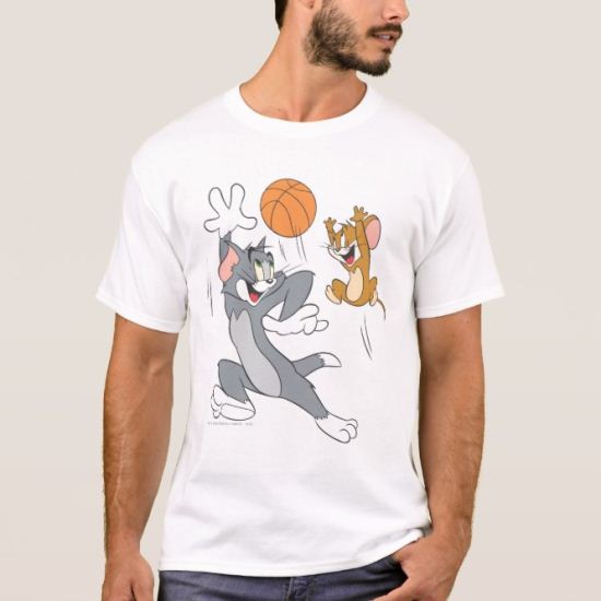 Tom and Jerry Basketball 1 T-Shirt