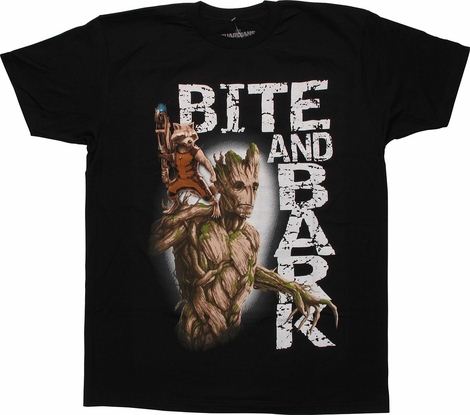 Guardians of the Galaxy Bite Bark T Shirt Sheer