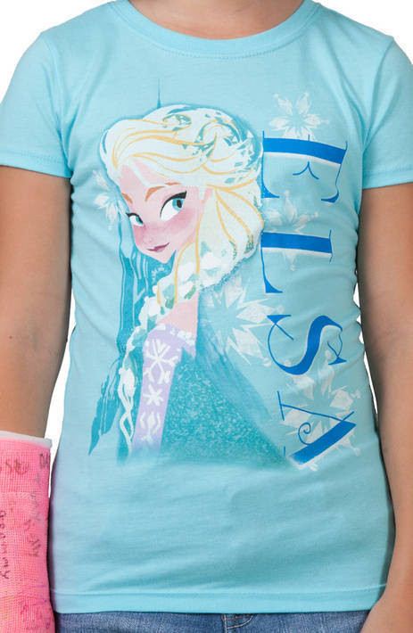 Girls Frozen Elsa Shirt