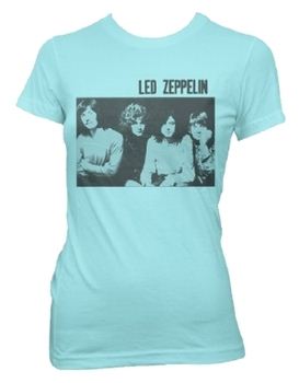Led Zeppelin Block Photo Women's Tissue T-Shirt